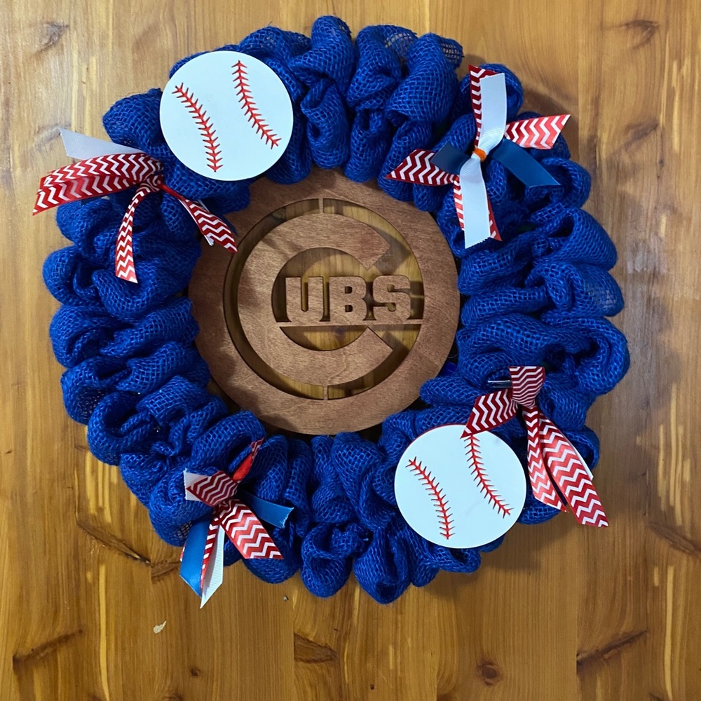 Cubs Wreath